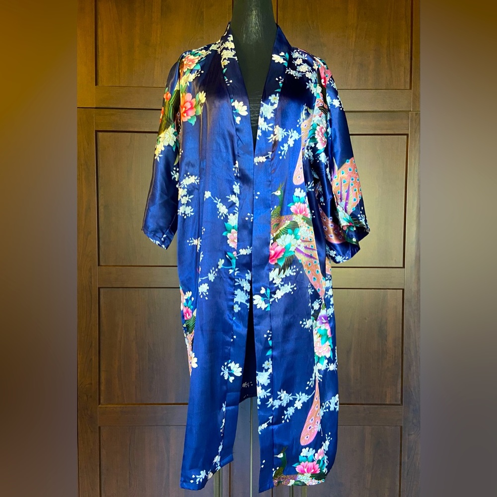 Long Navy Robe